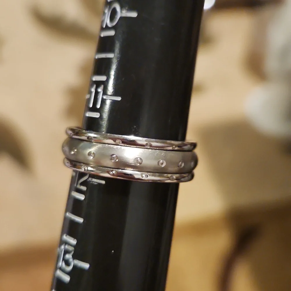 NWT! Mens 11.5 stainless steel ring